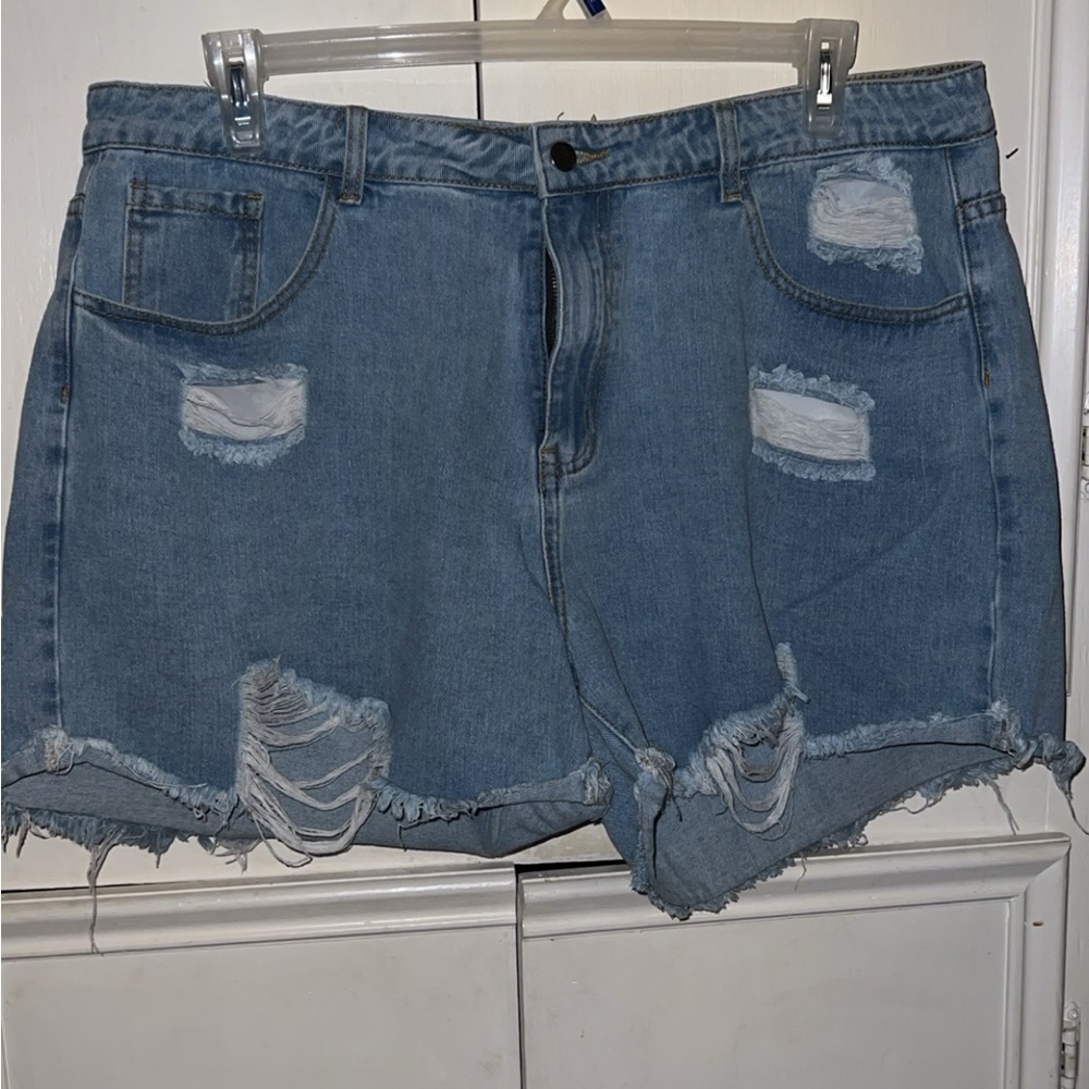 Shein denim shorts